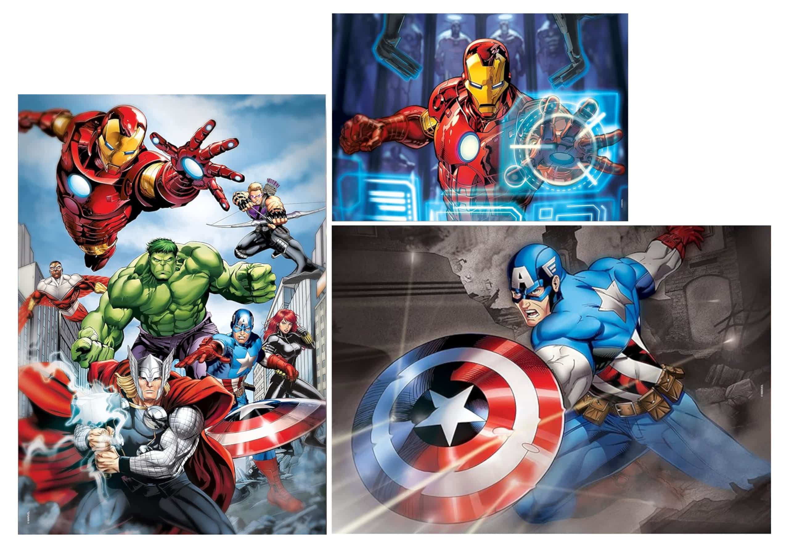 Clementoni 97528 - Puzzle Set - Marvel Avengers (1x 500 Teile