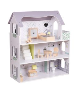 Coemo Puppenhaus Anna Villa möbliert 3 Etagen
