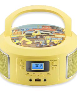 Cyberlux tragbarer Kinder CD-Player CD/MP3 USB Kinder Radio gelb