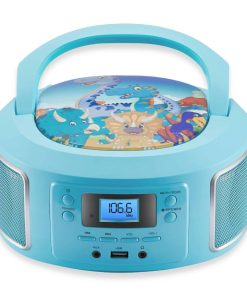 Cyberlux tragbarer Kinder CD-Player CD/MP3 USB Kinder Radio grün