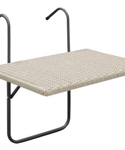 DEGAMO Balkonhängetisch 60x40cm