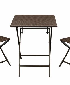 DEGAMO Bistroset ROSSANO 3-teilig klappbar