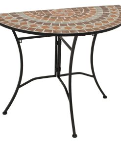 DEGAMO Wandtisch LUCCA halbrund 45x90cm