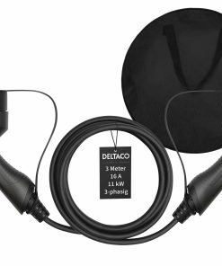 Deltaco EV-Ladekabel + Tasche