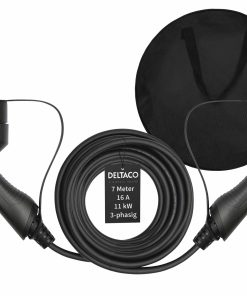 Deltaco EV-Ladekabel + Tasche