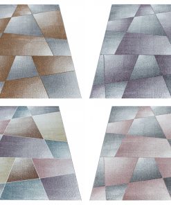 Designer-Kurzflorteppich – Modernes Abstraktes Muster