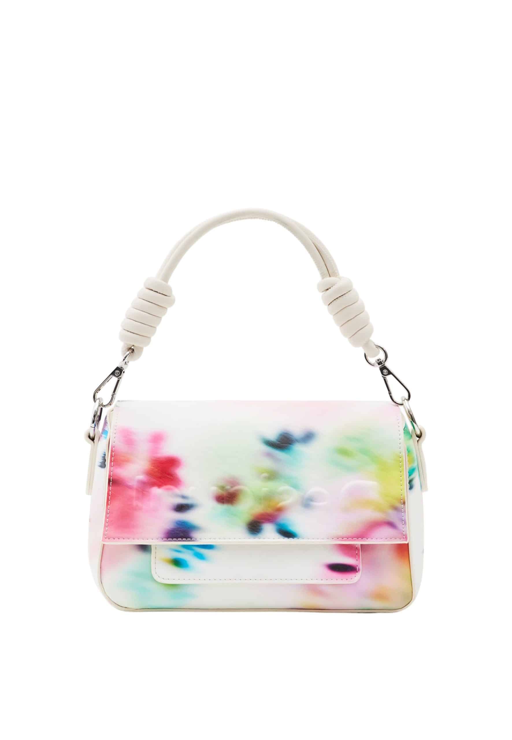 Desigual Handtasche Pukhet Mini Straigh Kleine Tasche verschwommenes Muster