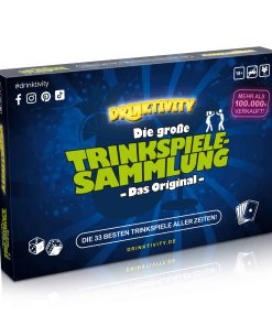 Drinktivity - Die große Trinkspielesammlung (DE) Partyspiele Erwachsene 33 Spiele Party Box