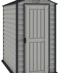 Duramax Kunststoff Gartenhaus 104x180 Geräteschuppen Garten Gerätehaus Drehtür