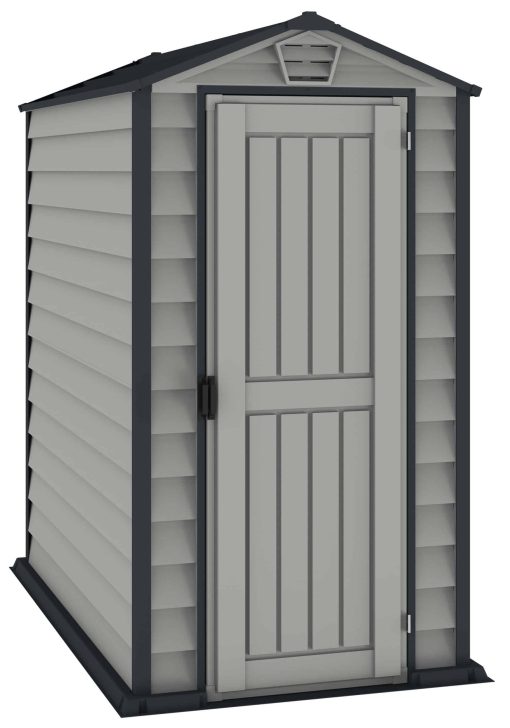 Duramax Kunststoff Gartenhaus 104x180 Geräteschuppen Garten Gerätehaus Drehtür
