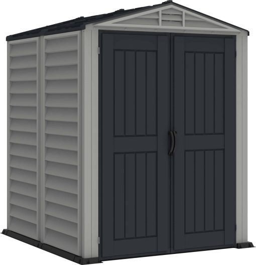 Duramax Kunststoff Gartenhaus 171x171 Geräteschuppen Garten Gerätehaus Drehtüren