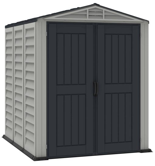 Duramax Kunststoff Gartenhaus 250x161 Geräteschuppen Garten Gerätehaus Drehtüren
