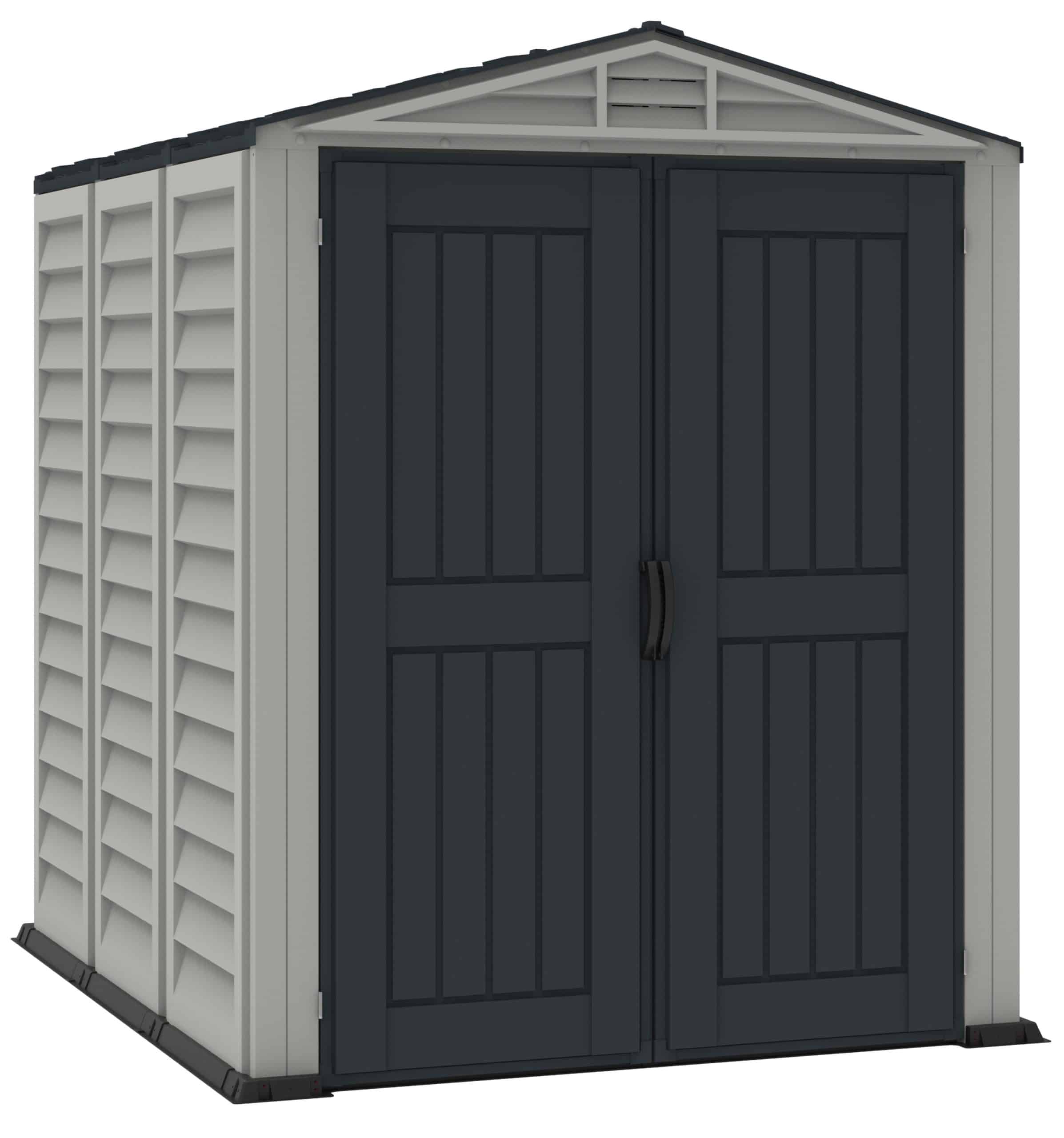 Duramax Kunststoff Gartenhaus 250x161 Geräteschuppen Garten Gerätehaus Drehtüren