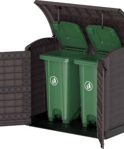 Duramax StoreAway Aufbewahrungsbox 2er Mülltonnenbox 1200 l