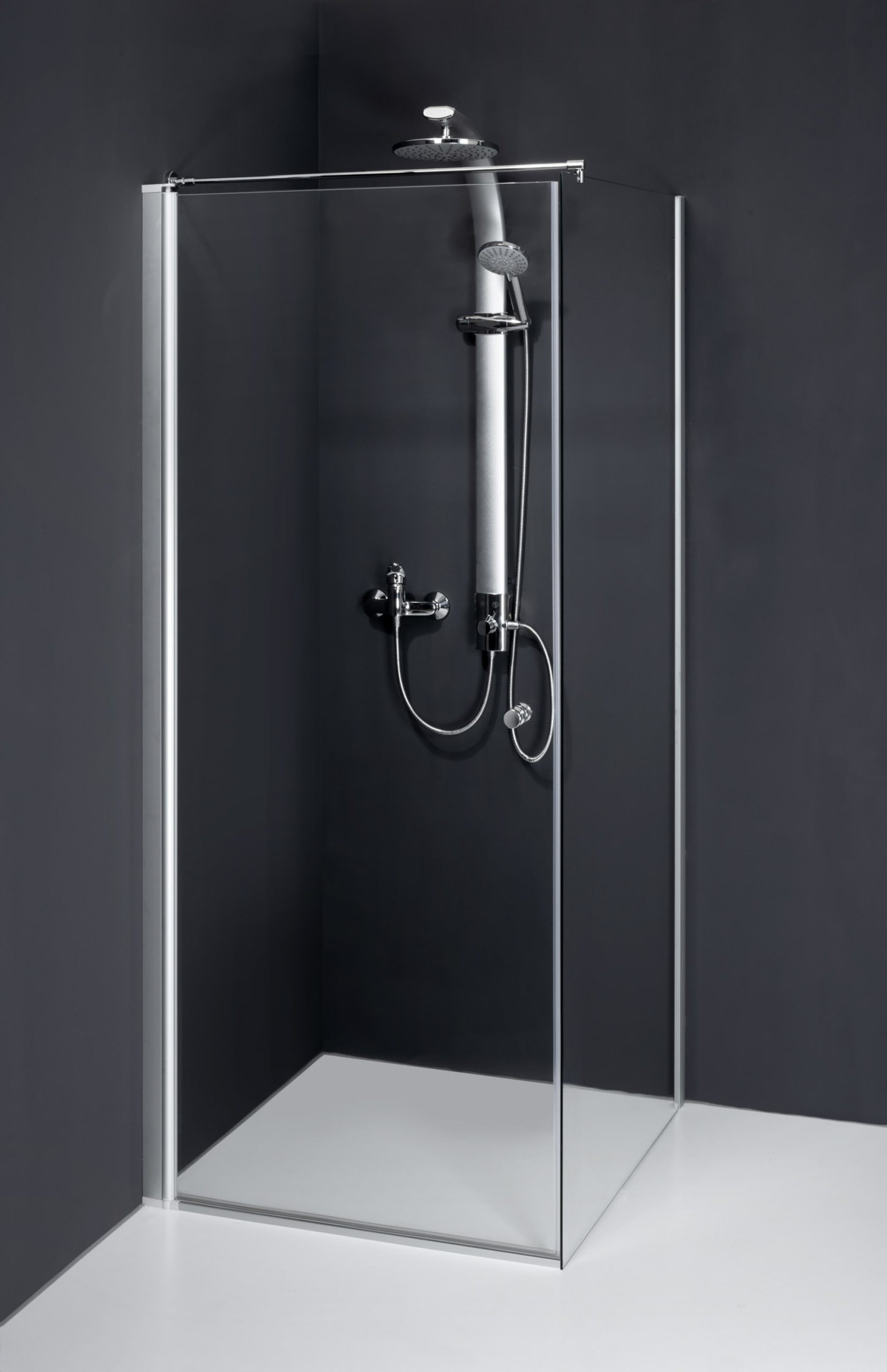 Duschkabine Dusbad Vital 5 Pendeltür + Seitenwand Anschlag:Rechts