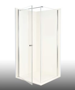 Duschkabine/ Duschabtrennung Dusbad Vital 2 Drehtür links + Duschwand rechts (Kombination) links 800mm rechts 925mm