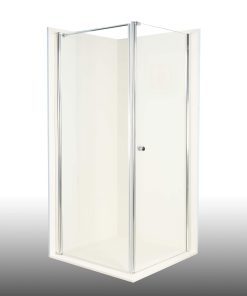 Duschkabine/ Duschabtrennung Dusbad Vital 2 Drehtür rechts + Duschwand links (Kombination) rechts 1000mm links 825mm