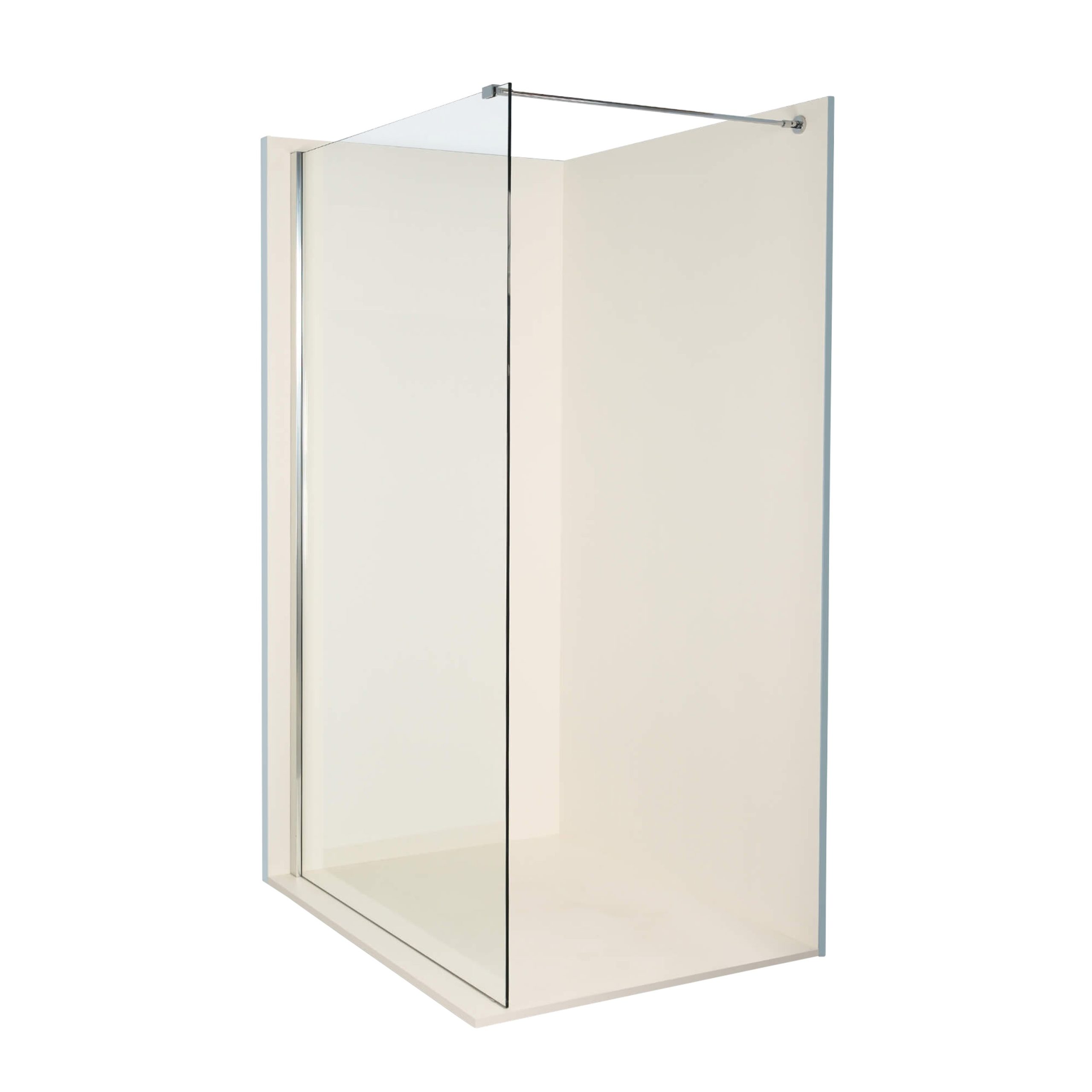 Duschkabine/ Duschabtrennung Dusbad Vital 8 Dusche / Seitenwand / Walk in Solo Duschwand 1300mm