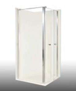 Duschkabine / Duschabtrennung Vital 2 zweiteilige Pendeltür rechts und Seitenwand links 850mm rechts 1000mm
