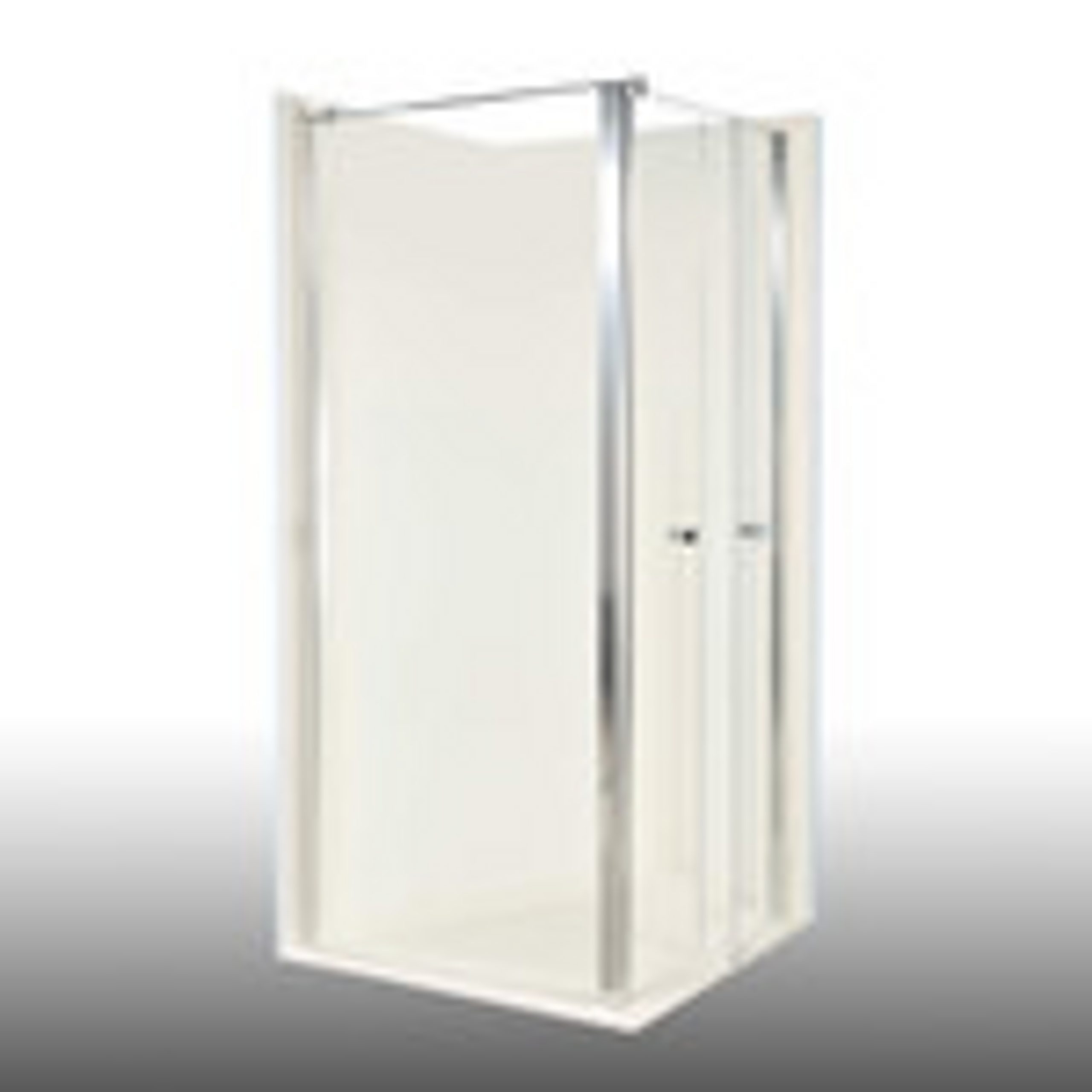 Duschkabine / Duschabtrennung Vital 2 zweiteilige Pendeltür rechts und Seitenwand links 950mm rechts 900mm