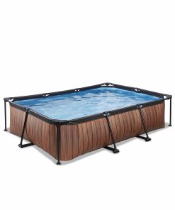 EXIT Frame Pool 300x200x65cm mit Filterpumpe