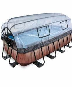 EXIT Frame Pool 400x200x100cm mit Sandfilterpumpe