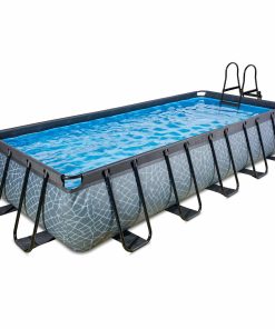 EXIT Frame Pool 540x250x100cm mit Filterpumpe