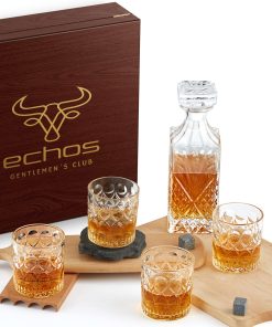 Echos 7-Teiliges Whiskeyset Whiskygläser Whisky Geschenkset