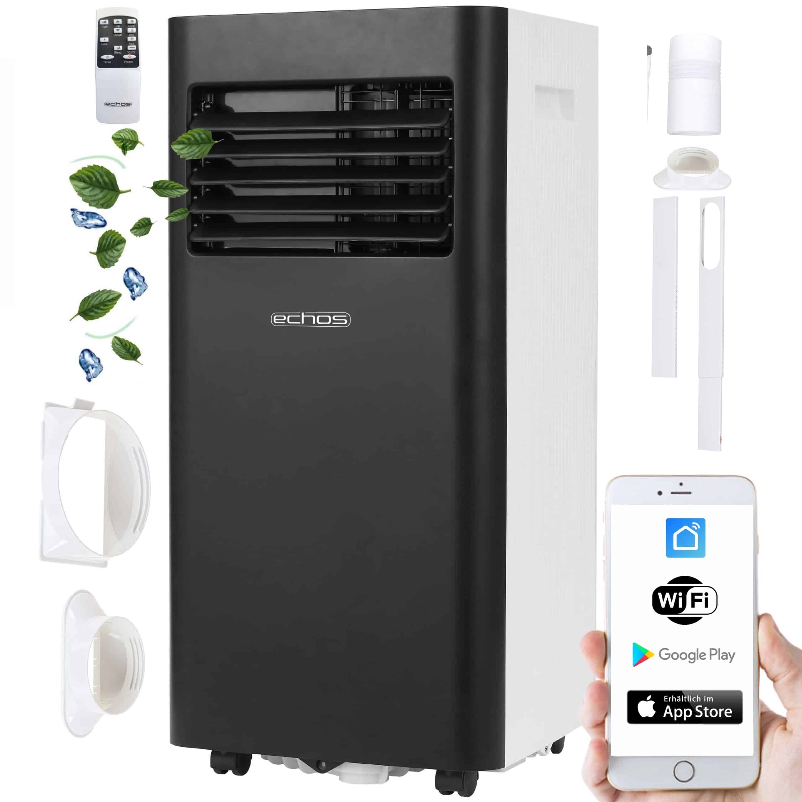 Echos Mobile Klimaanlage mit WiFi 9000 BTU Aircooler Klima Anlage