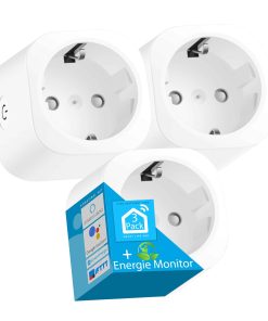 Echos Smart WLAN Steckdose 3er Pack 16A m. Energie Monitor