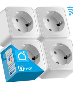 Echos Smart WLAN Steckdose 4er Pack 16A App-gesteuert Sprachsteuerung