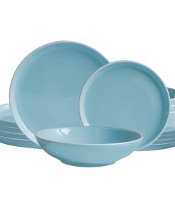 Echtwerk 12-teiliges Vintage Tafelservice "Nerea" Nature-Design