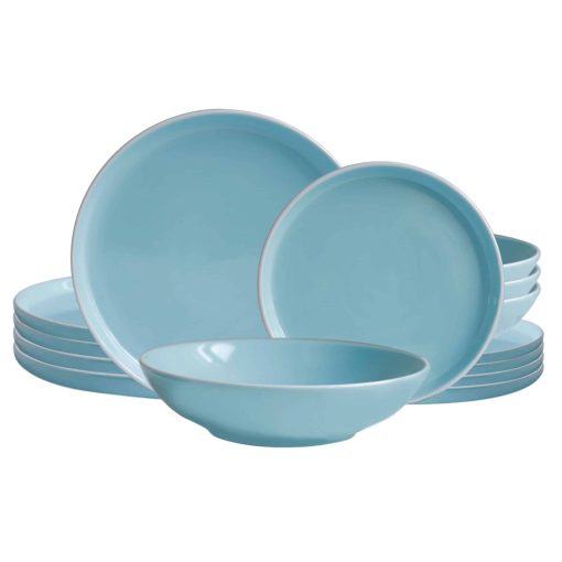 Echtwerk 12-teiliges Vintage Tafelservice "Nerea" Nature-Design