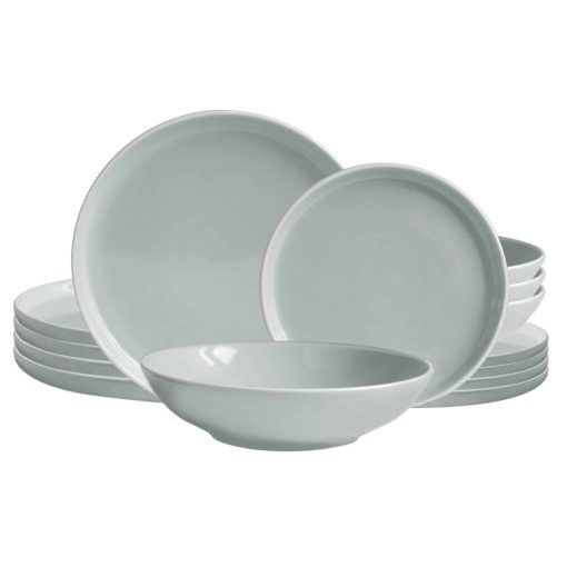Echtwerk 18-teiliges Vintage Tafelservice "Nerea" Nature-Design