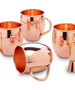 Echtwerk Moscow Mule Becher Set 5tlg aus Edelstahl
