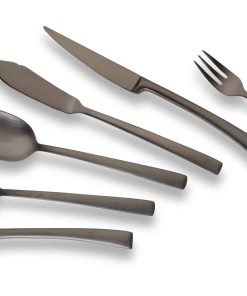 Echtwerk Tafelbesteck AVELINO 42 tlg - Black-Edition