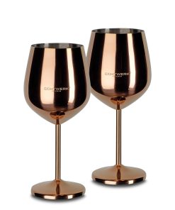 Echtwerk Weingläser Set 2tlg aus Edelstahl - kpf