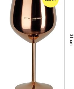 Echtwerk Weingläser Set 6tlg aus Edelstahl - kpf