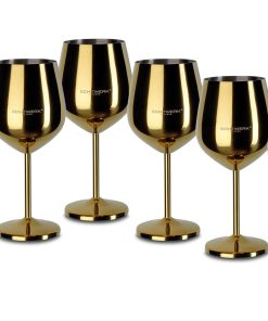 Echtwerk Weingläser Set 6tlg aus Edelstahl