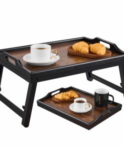 Ecosa Klappbares Bambus Tablett