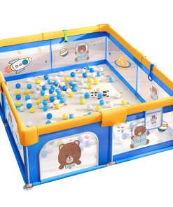 Ecosa Laufgitter 200x180cm faltbar Spielgitter Krabbelgitter Bällebad