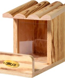 Eichhörnchen-Futterstation mit Futtersilo