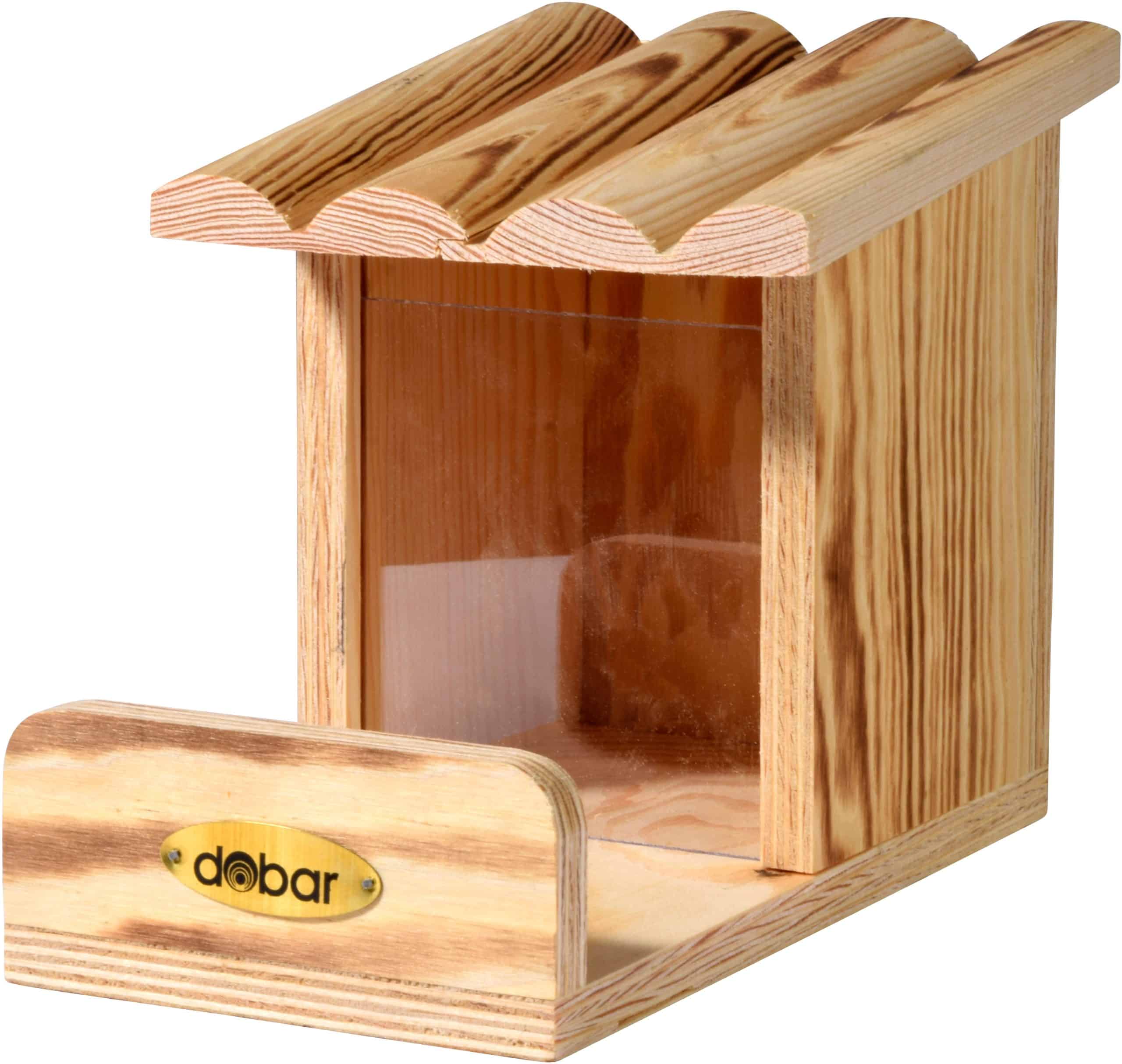 Eichhörnchen-Futterstation mit Futtersilo