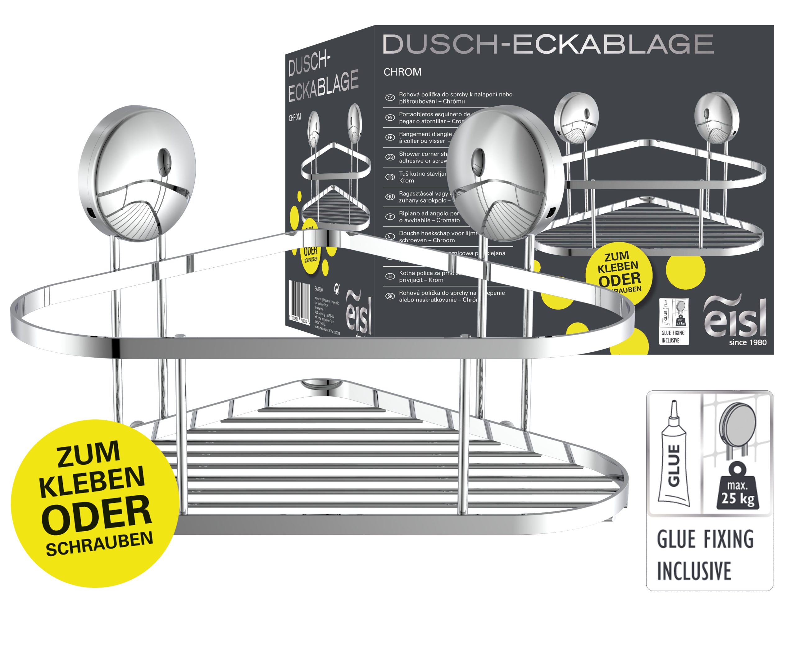 Eisl Duschregal ohne Bohren