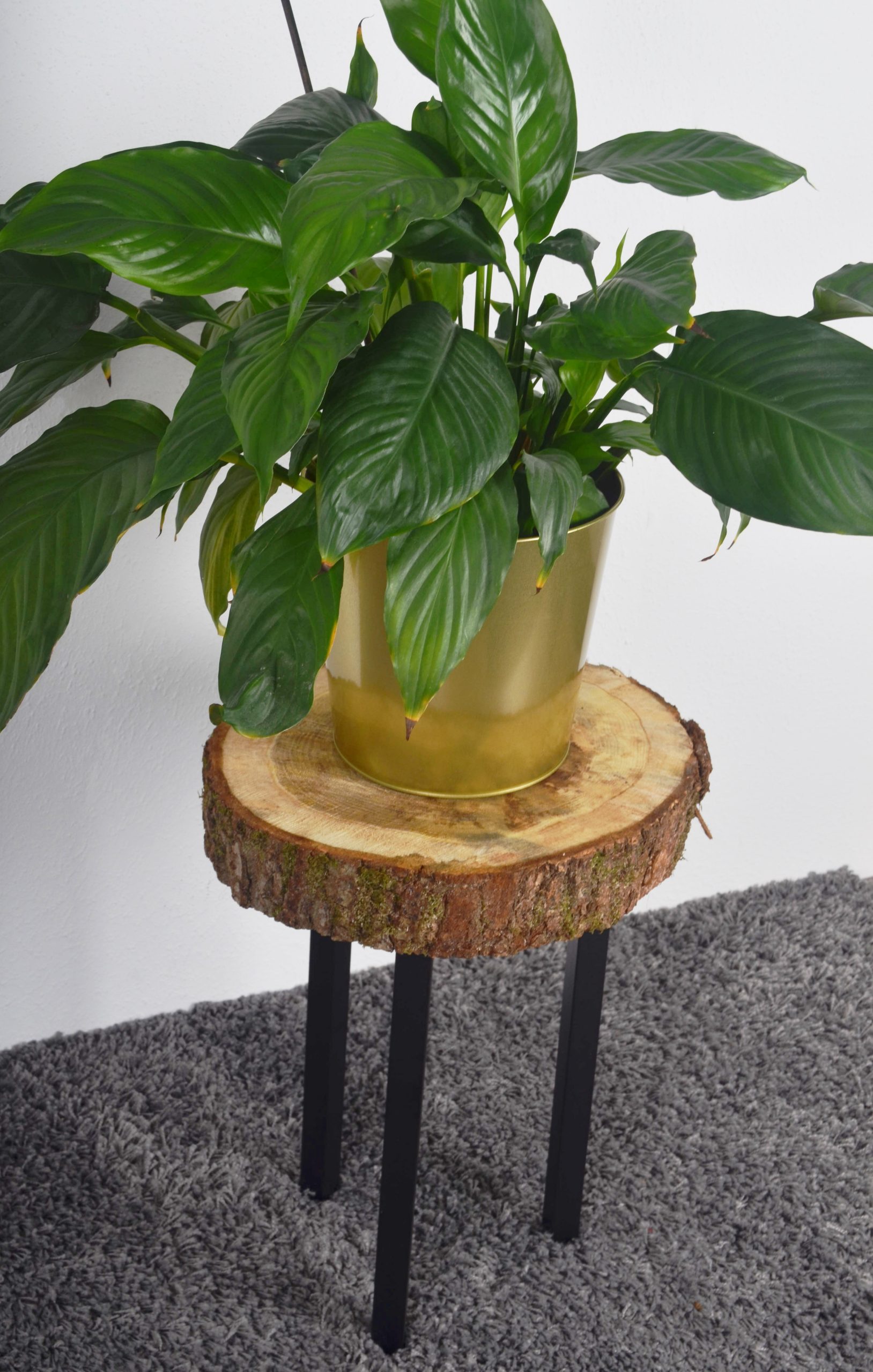 Element System Möbelfüße 4er-Set eckig 25x25mm L400mm matt-schwarz Tischbeine Tischgestell