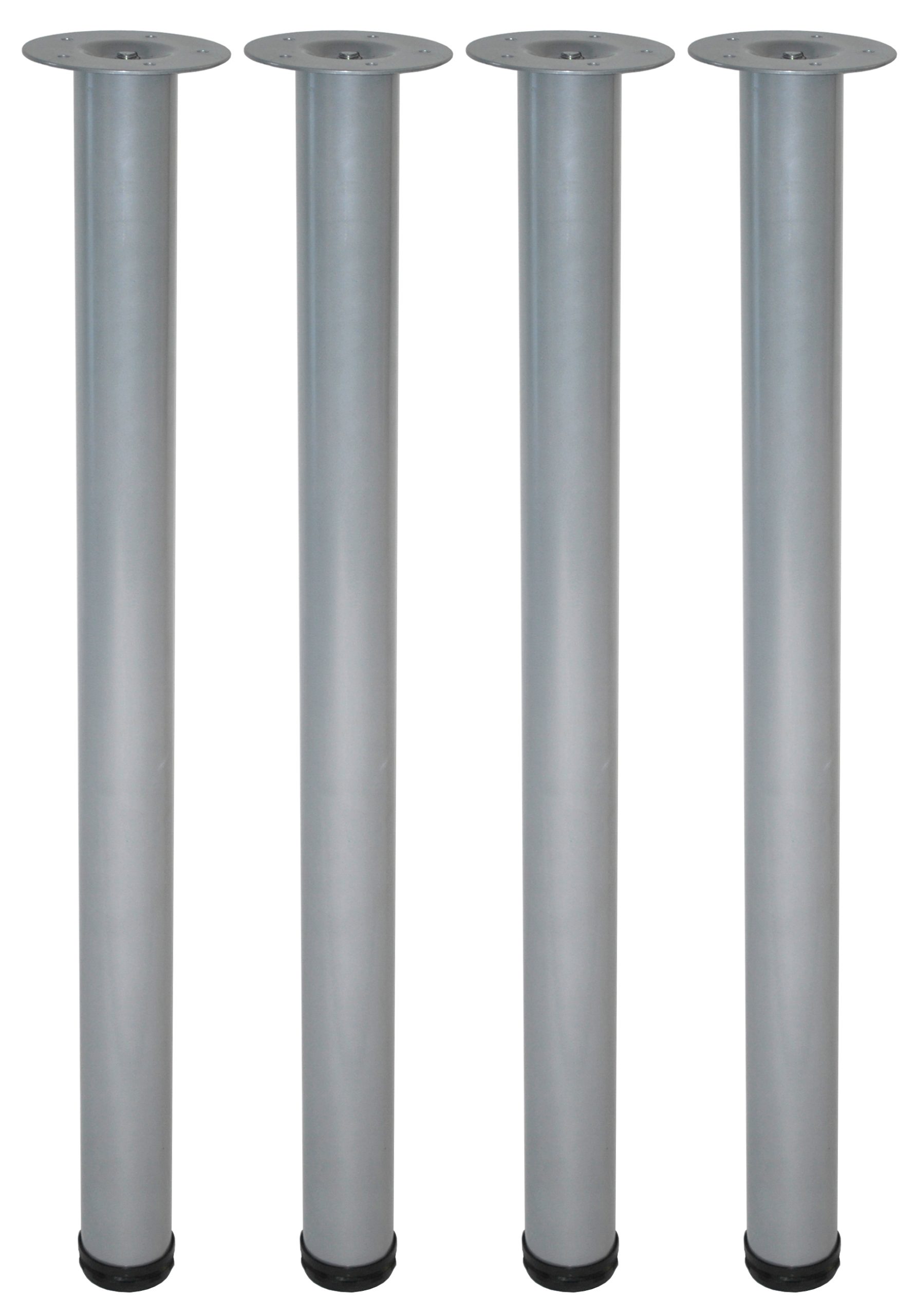 Element System Tischbeine 4er-Set TOSKANA Tischbeine Tischgestell Ø60 Stahloptik