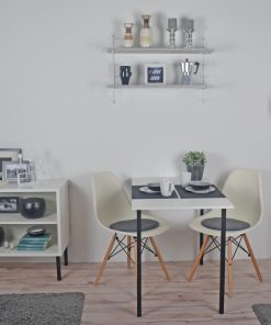 Element System Tischbeine 4er-Set Tischbeine Tischgestell Ø30 matt-schwarz