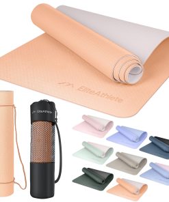 EliteAthlete® Yogamatte - Apricot Ivory