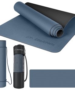 EliteAthlete® Yogamatte - Sportmatte - Fitnessmatte - Gymnastikmatte gepolstert & rutschfest für Fitness
