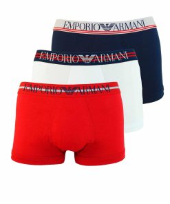 Emporio Armani Boxershorts mit Logobund im Dreierpack